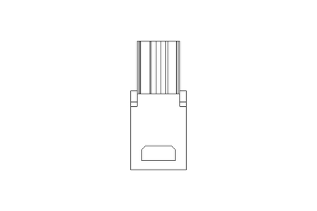 Crimp terminal female insert