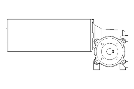 Worm gear motor 0.11kW