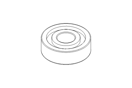 Deep groove ball bearing 608 8x22x7