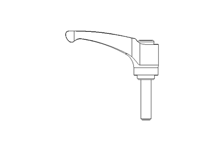 Klemmhebel M8x32 1.4305