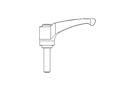 Klemmhebel M8x32 1.4305