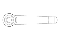 Klemmhebel M10x32 1.4305