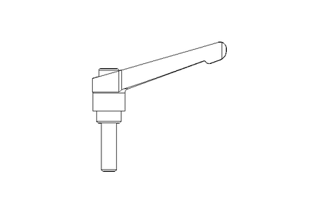 Klemmhebel M10x32 1.4305