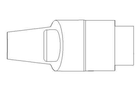 Klemmhebel M8 Innengewinde 1.4305