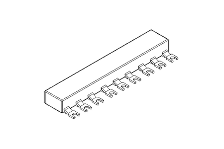 BLOC DE BORNES POUR COURANT TRIPHASE