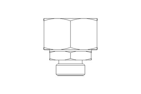 Reduzieranschluss L 28/15 Niro DIN3865