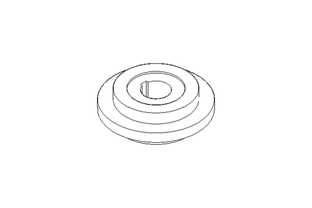 Roda dentada com rolamento CSK30P