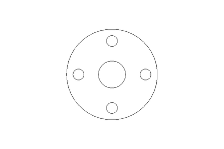 FLANGIA  DN25 PN40 A4 DIN EN 1092-1