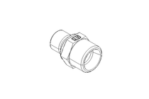 Conector roscado p/ tubos L 12 G1/4"