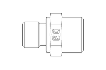 Pipe screw connector L 12 G1/4"