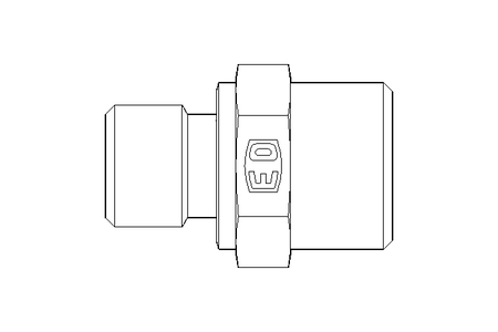 Raccord de tube L 12 G1/4" Niro DIN2353