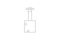 VALVULA 3/2 SEM SOLENOIDE