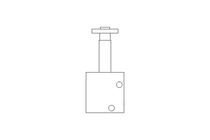 VALVULA 3/2 SEM SOLENOIDE