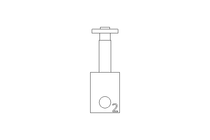 VALVULA 3/2 SEM SOLENOIDE