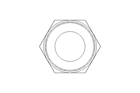 Niple duplo DN8 1/4"  AISI 316