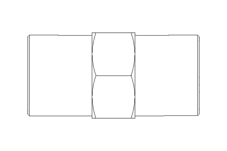 Doppelnippel DN8 1/4" AISI 316