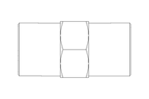 Doppelnippel DN8 1/4" AISI 316