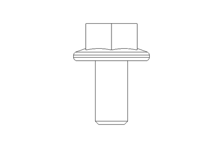 Hexagon screw M5x10 A2 DIN EN 1665