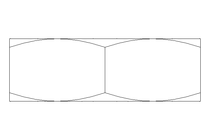 六角螺母 M36x3 St-Zn DIN439