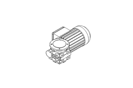 Schneckengetriebemotor 0,37kW 100 1/min