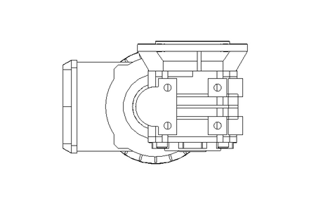 螺杆齿轮速电机 0,37kW 72 1/min