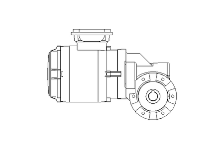 Schneckengetriebemotor 0,55kW 46 1/min