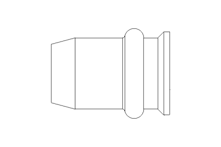 Inserto filettato cieco M4x5,98x10 A2