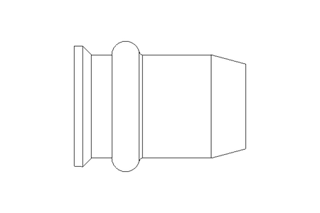 Inserto filettato cieco M4x5,98x10 A2