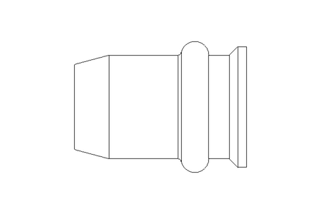 Inserto filettato cieco M4x5,98x10 A2