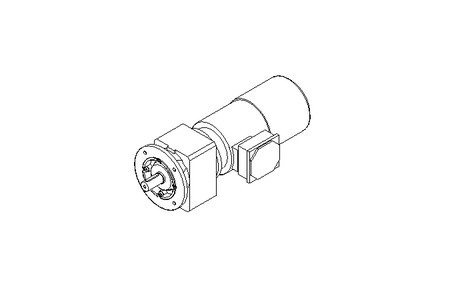 Spur gear motor 1.5kW 56 1/min