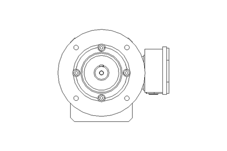 正齿轮变速电机 1,5kW 56 1/min