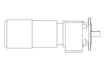 正齿轮变速电机 1,5kW 56 1/min