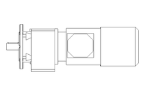 正齿轮变速电机 1,5kW 56 1/min