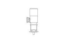 正齿轮变速电机 1,5kW 56 1/min