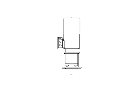 正齿轮变速电机 1,5kW 56 1/min