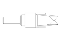 Klemmhebel M6x16 1.4305