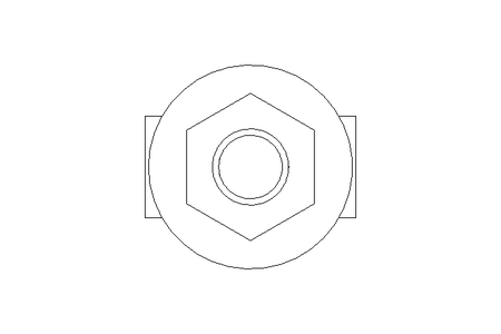 Hammerkopfschraube M6X16 ST:ZN