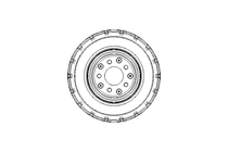 Roda móvel 400x100 400kg