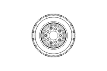 Roda móvel 400x100 400kg