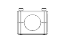 Flange clamping piece D=40.2 B=60