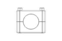 Flange clamping piece D=40.2 B=60