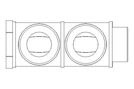 TUBE DE DISTRIBUTION À VIS, 2X