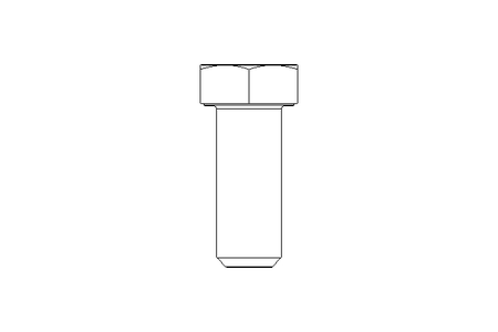 Tornillo cab. hexag. M12x30 A2 70