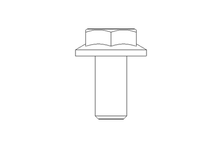 Flanschschraube M5x10 St-Zn