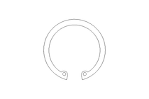 Tear-off ring 45x1.75 A2 DIN472