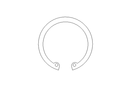 Tear-off ring 45x1.75 A2 DIN472