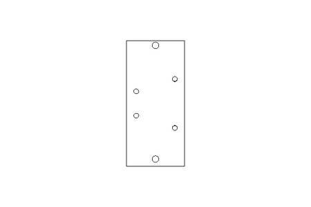 SINGLE CONNECTING PLATE  ISO2 3/8