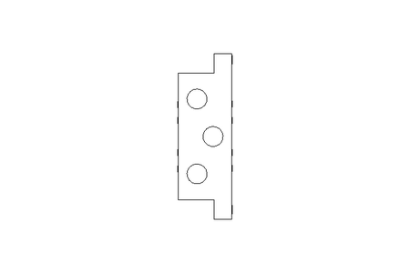 SINGLE CONNECTING PLATE  ISO2 3/8