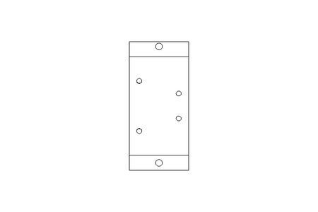 SINGLE CONNECTING PLATE  ISO2 3/8