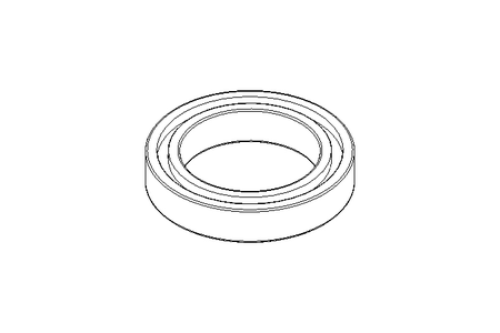 Deep groove ball bearing 61805 2RS 25x37